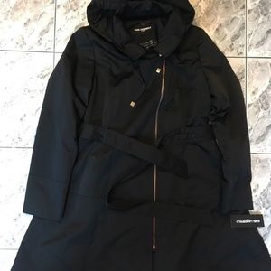 NWT Karl Lagerfeld Raincoat Lined L